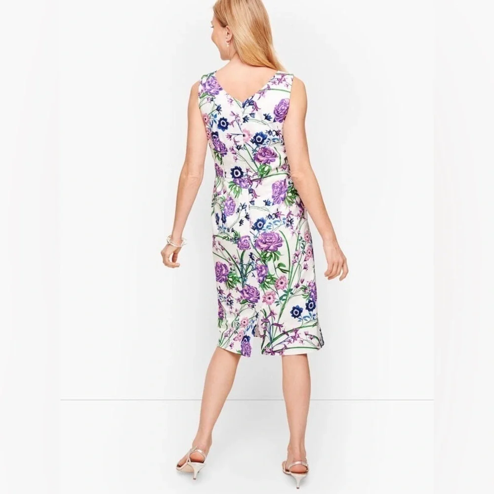 Talbots sateen botanical